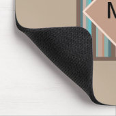 Pazifischer Ozean Streifen Mousepad (Ecke)