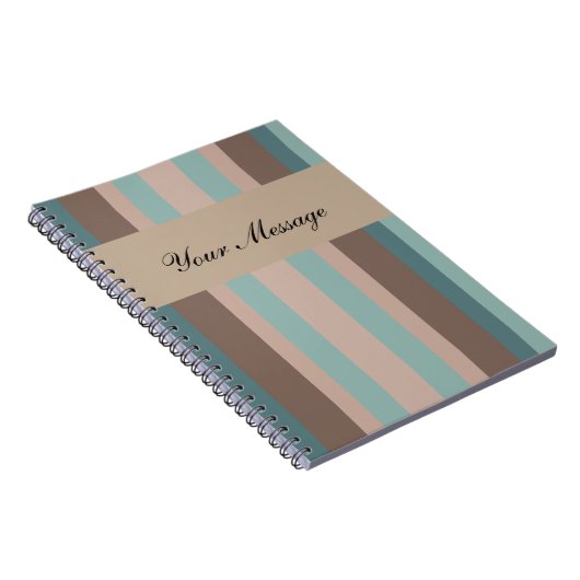 Pazifischer Ozean Streifen Notizblock (Rechte Seite)