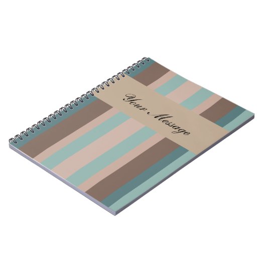 Pazifischer Ozean Streifen Notizblock (Linke Seite)