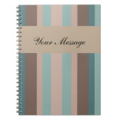 Pazifischer Ozean Streifen Notizblock (Vorderseite)