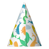 Pazifischer Ozeanwal Wasserfarbe Partyhütchen (Rückseite)