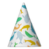 Pazifischer Ozeanwal Wasserfarbe Partyhütchen (Rechts)