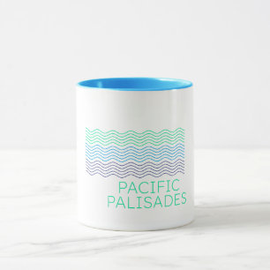 Pazifischer Palisades-Wellenmeer Tasse