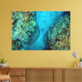 PAZIFISCHER REEF-SHARK 40x60 Leinwanddruck (Insitu (Wohnzimmer))