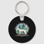 Pazifischer Schlittenhund und Skyor-Verband Schlüsselanhänger (Vorderseite)