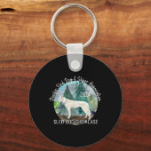 Pazifischer Schlittenhund und Skyor-Verband Schlüsselanhänger (Vorderseite)