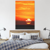 PAZIFISCHER SONNENSATZ 32 x 48 Leinwanddruck (Insitu (Schlafzimmer))