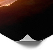 Pazifischer Sonnenuntergang 20 x 30 Poster (Ecke)
