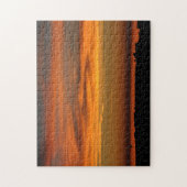 Pazifischer Sonnenuntergang kundenspezifisches Puzzle (Vertikal)