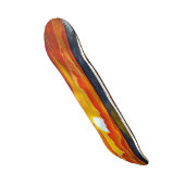 Pazifischer Sonnenuntergang - Surfbrett Skateboard (Vorderseite)