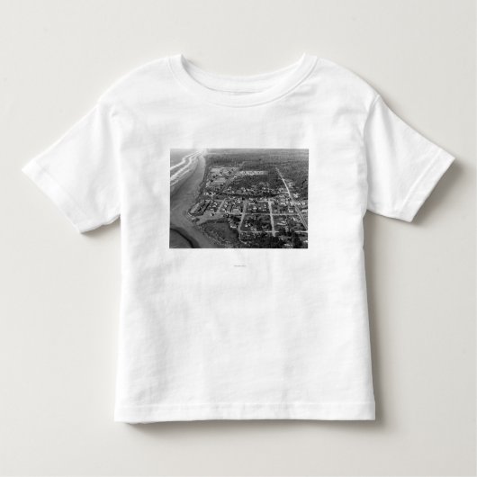 Pazifischer Strand, WA - Luftaufnahme-Fotografie Kleinkind T-shirt (Vorderseite)