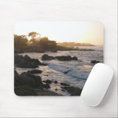 Pazifischer Waldungs-Sonnenuntergang Mousepad (Mit Mouse)