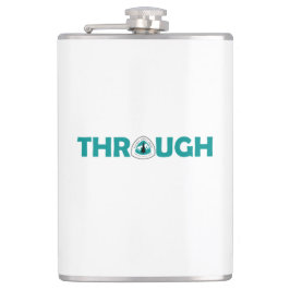 Pazifischer Wappen durch Wanderung Flachmann