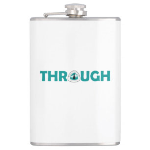 Pazifischer Wappen durch Wanderung Flachmann