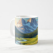 Pazifischer Wappen Kaffeetasse (Vorderseite Links)