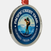 Pazifischer Wappen-Pfad (Hiker C) Silbernes Ornament (Rechts)