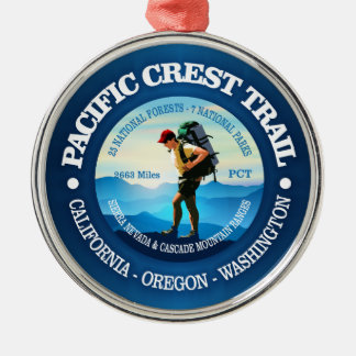 Pazifischer Wappen-Pfad (Hiker C) Silbernes Ornament