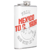 Pazifischer Wappen-Pfad (PCT) Flachmann (Rechts)