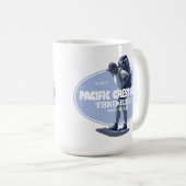 Pazifischer Wappen-Pfad (TH) Kaffeetasse (VorderseiteRechts)