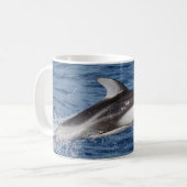Pazifischer weißer mit Seiten versehener Delphin 2 Kaffeetasse (Vorderseite Links)