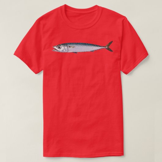 Pazifisches Chub-Makerel-Farbdesign T-Shirt (Design vorne)