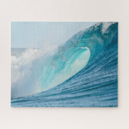 Pazifisches großes surfendes Fasswellenbrechen Puzzle