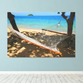 PAZIFISCHES HAMMOCK 40x60 Leinwanddruck (Insitu (Holzboden))