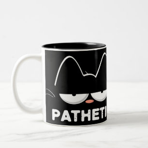 Pazifisches Katzen-Mem Zweifarbige Tasse