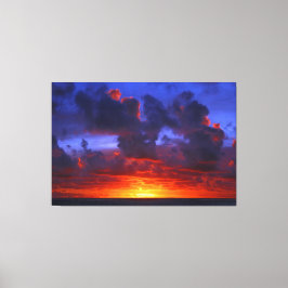 PAZIFISCHES SONNENFEUER 40x60 Leinwanddruck
