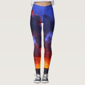 PAZIFISCHES SONNENFEUER LEGGINGS (Vorderseite)