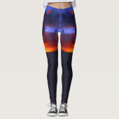 PAZIFISCHES SONNENFEUER LEGGINGS (Vorderseite)