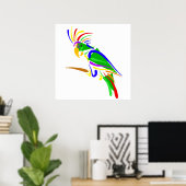Pazzie Parrot Poster (Heimbüro)