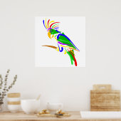 Pazzie Parrot Poster (Küche)