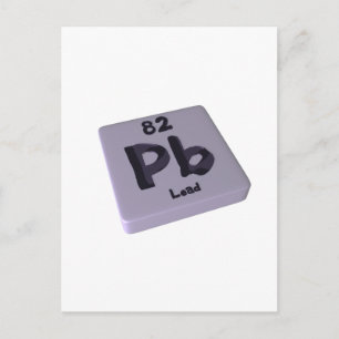 Pb Blei Postkarte