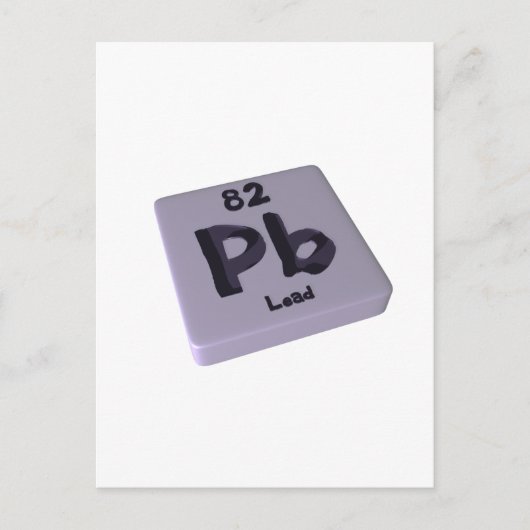 Pb Blei Postkarte (Vorderseite)