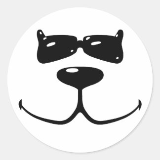 PB Gesichts-Aufkleber Runder Aufkleber