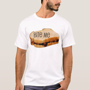 PB&J "BEISSEN MICH" SANDWICH-DRUCK T-Shirt