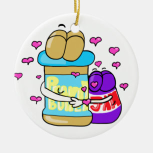 Pb&j Bestfreinds Grafik Keramikornament
