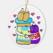 Pb&j Bestfreinds Grafik Keramikornament (Links)