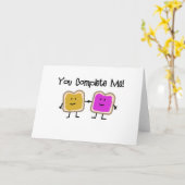 PB & J KARTE (Gelbe Blume)