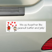 "PB&J Liebe-" Autoaufkleber (Auf Auto)