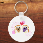 PB&J-Liebe Schlüsselanhänger (Vorderseite)