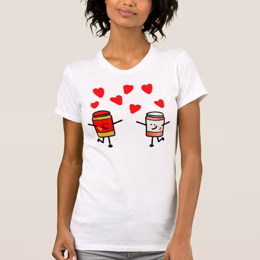 PB&J Liebe-Tanz-Shirt T-Shirt (Vorderseite)