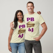 PB&J Peanut Butter und Jelly Sandwich T - Shirt (Unisex)