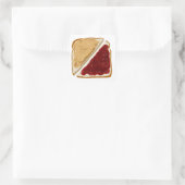 PB&J QUADRATISCHER AUFKLEBER (Tasche)