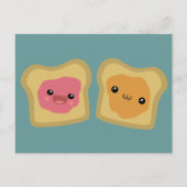 PB&J Toast Postkarte (Vorderseite)