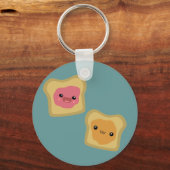 PB&J Toast Schlüsselanhänger (Vorderseite)