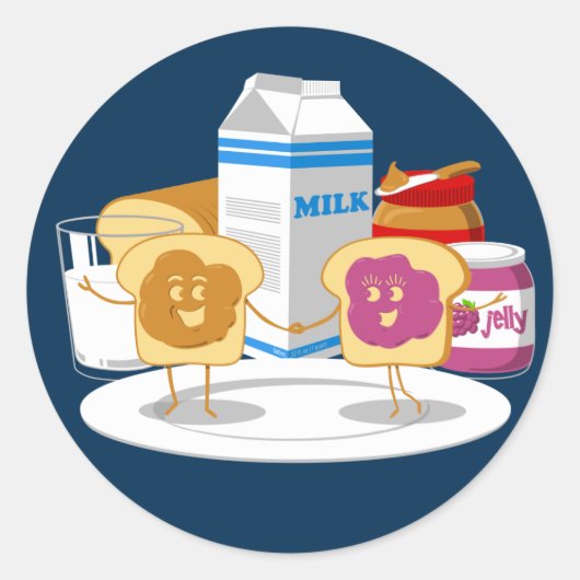 PB Lieben J Runder Aufkleber (Vorderseite)