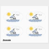 PB OVALER AUFKLEBER (Blatt)