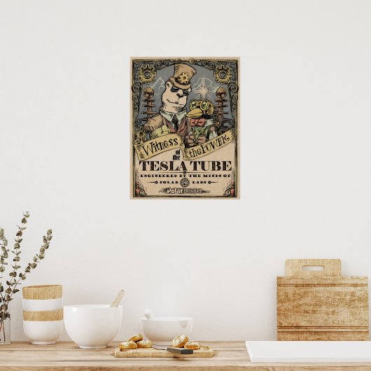 PB Tesla Poster (Küche)